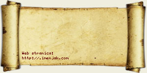 Jana Mrmak vizit kartica